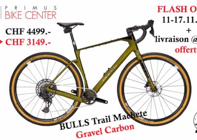 Gravel bike BULLS Trail Machete dark mustard/carbon | PRIMUS BIKE CENTER | Offre Flash 11-17.11.2024