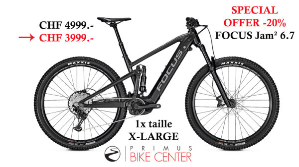 e-MTB FOCUS Jam2 6.7 XL -20% | OFFRE SPECIALE