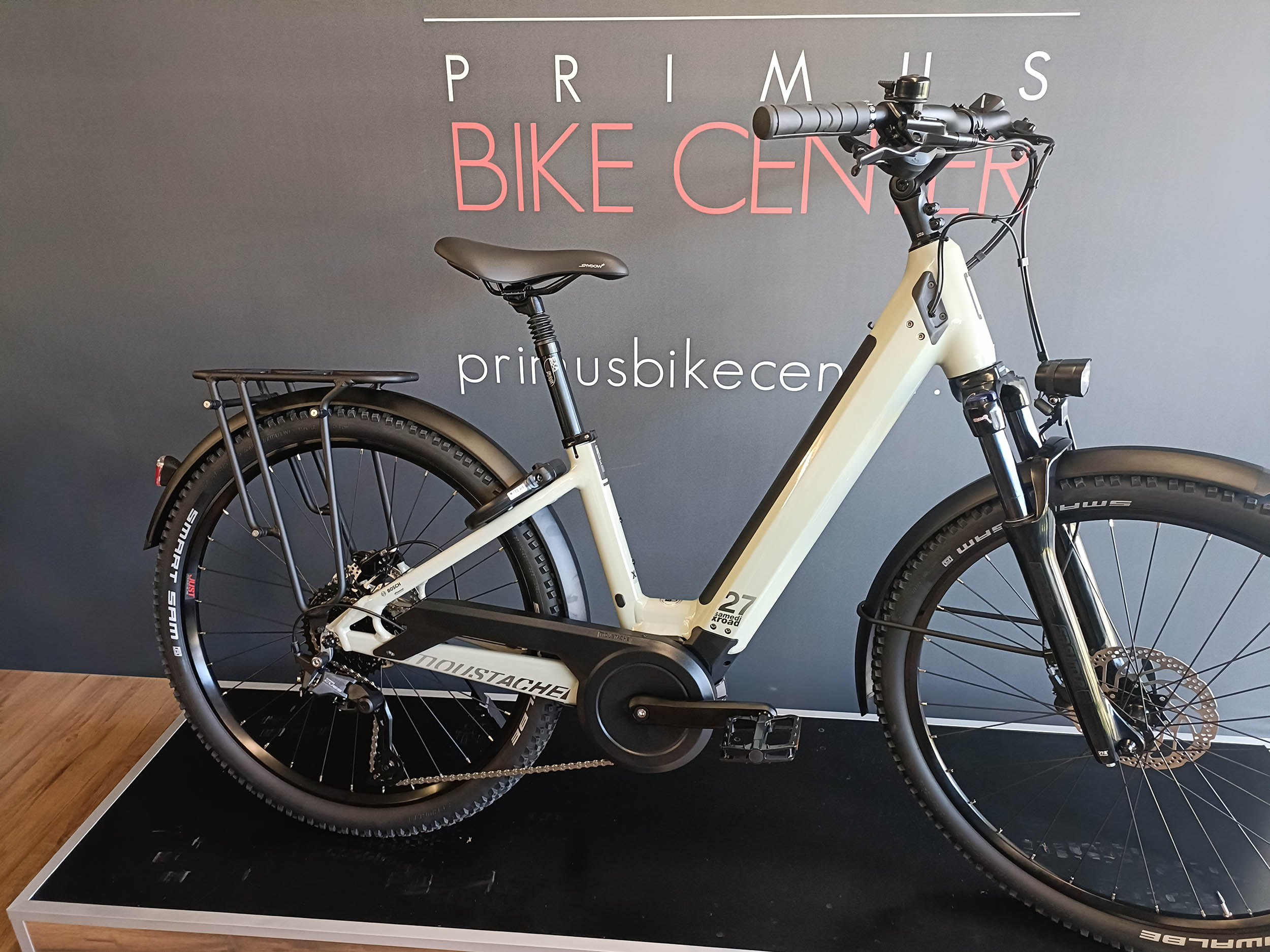 eBike MOUSTACHE Samedi 27 Xroad 4 Open chalk 2025 | PRIMUS BIKE CENTER