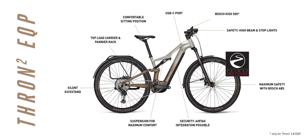 FOCUS new THRON² EQP 2025 | PRIMUS BIKE CENTER