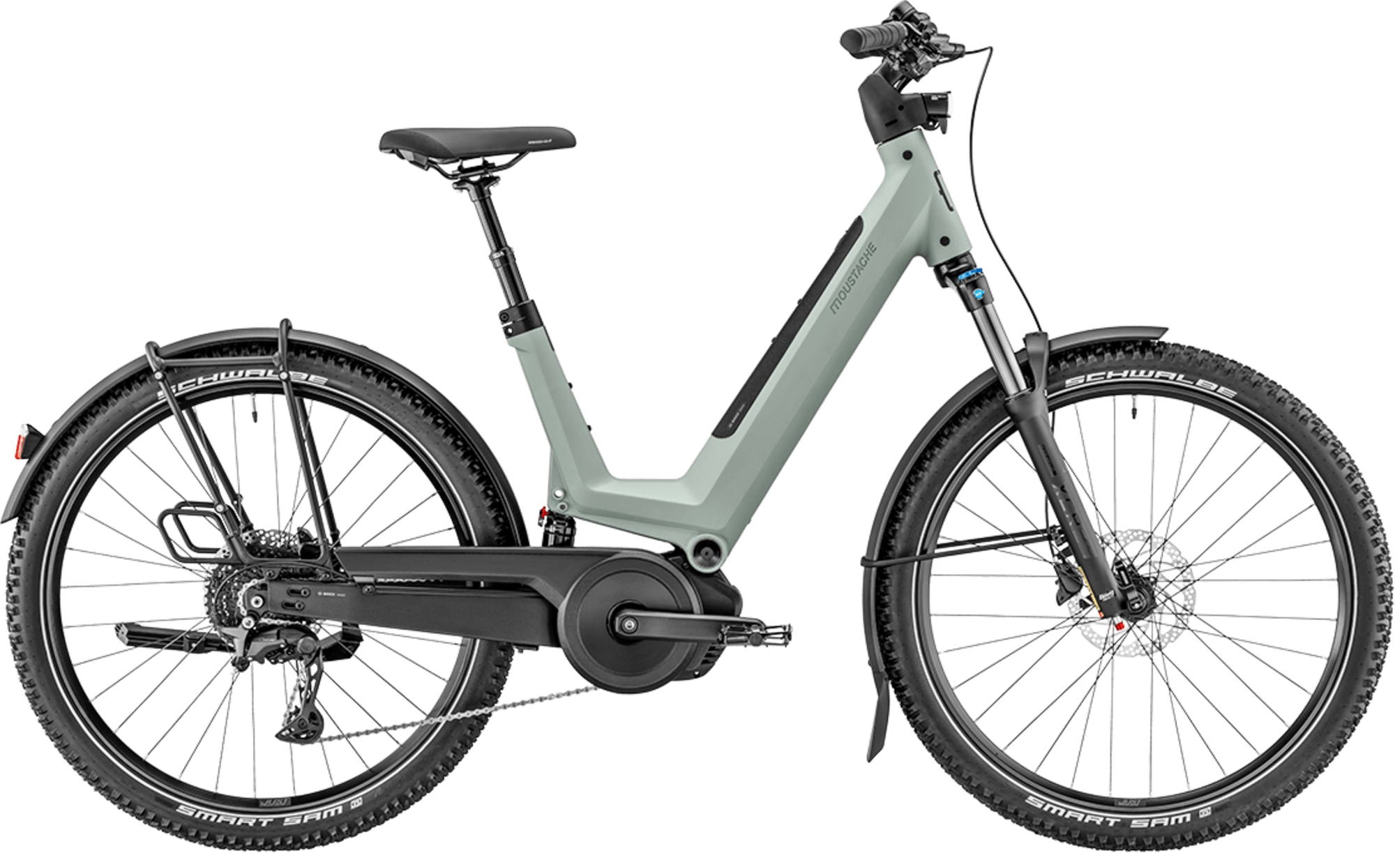 eBike MOUSTACHE Xroad FS 4 2026 Vert argile | PRIMUS BIKE CENTER