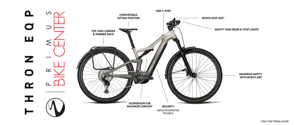 e-Bike FOCUS Thron EQP | PRIMUS BIKE CENTER